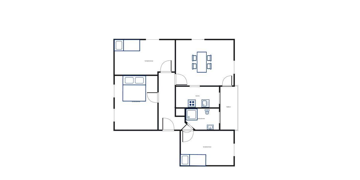 Etagenwohnung Kassel Niederzwehren - 4 Zimmer, 62 m&sup2;, 642&euro; | Angebot:25314010