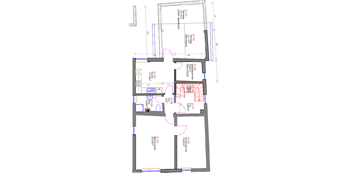 Etagenwohnung Fritzlar - 2 Zimmer, 76 m&sup2;, 860&euro; | Angebot:25898741