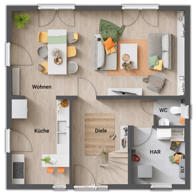 Das Stadthaus zum Wohlfühlen in Nieste - Komfort und Design perfekt kombiniert