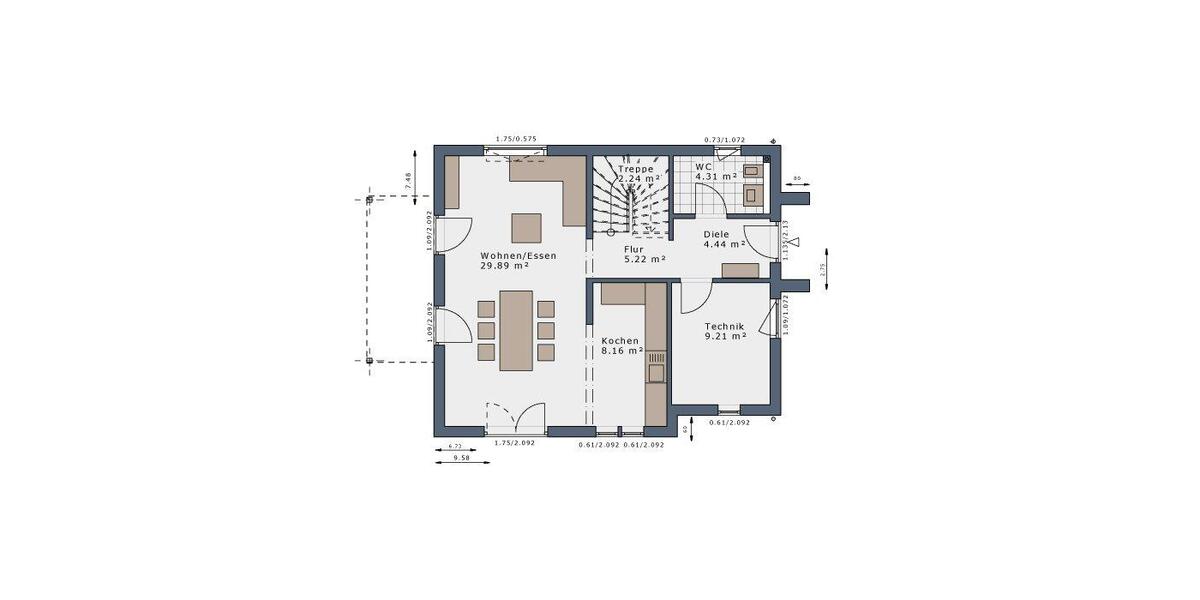 Einfamilienhaus Vellmar - 4 Zimmer, 120 m&sup2;, 1.390&euro; | Angebot:23184587