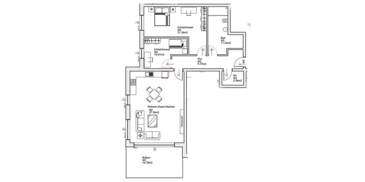 Moderne Mietwohnung in ruhiger Lage von Hessisch Lichtenau 3 zimmer