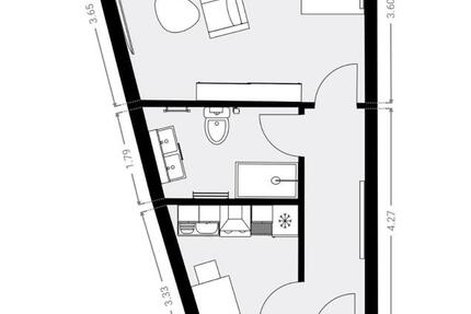 Wohnung Kassel Philippinenhof-Warteberg - 1 Zimmer, 36 m&sup2;, 72.000&euro; | Angebot:26420835