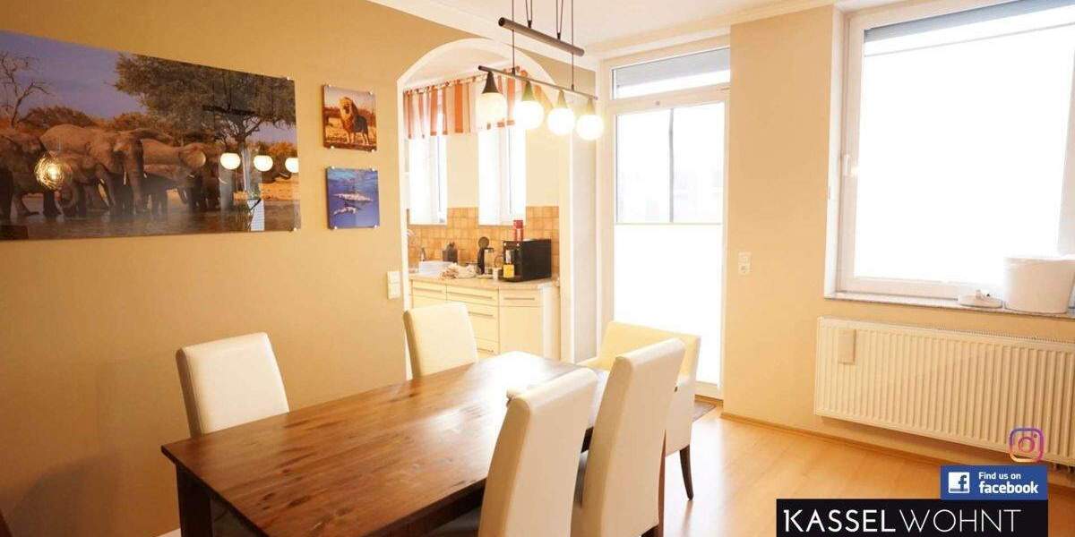 Etagenwohnung Kassel Mitte - 4 Zimmer, 120 m&sup2;, 319.000&euro; | Angebot:24634431