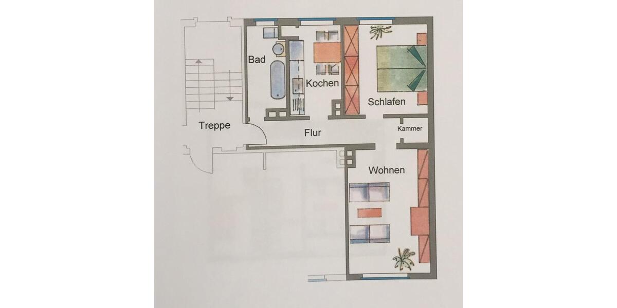 Erdgeschoßwohnung Kassel Philippinenhof-Warteberg - 7 Zimmer, 173 m&sup2;, 130.000&euro; | Angebot:26112275