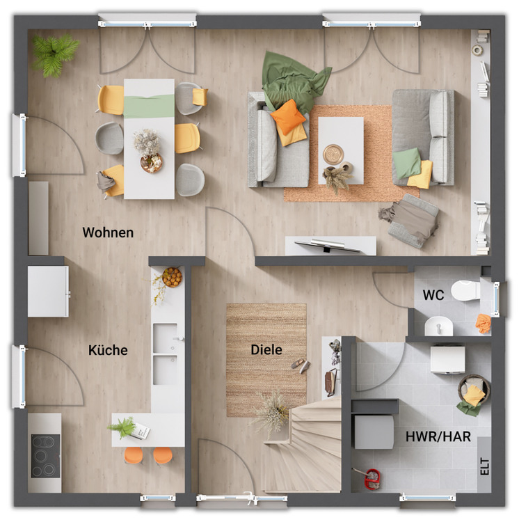 Das Stadthaus zum Wohlfühlen in Nieste - Komfort und Design perfekt kombiniert