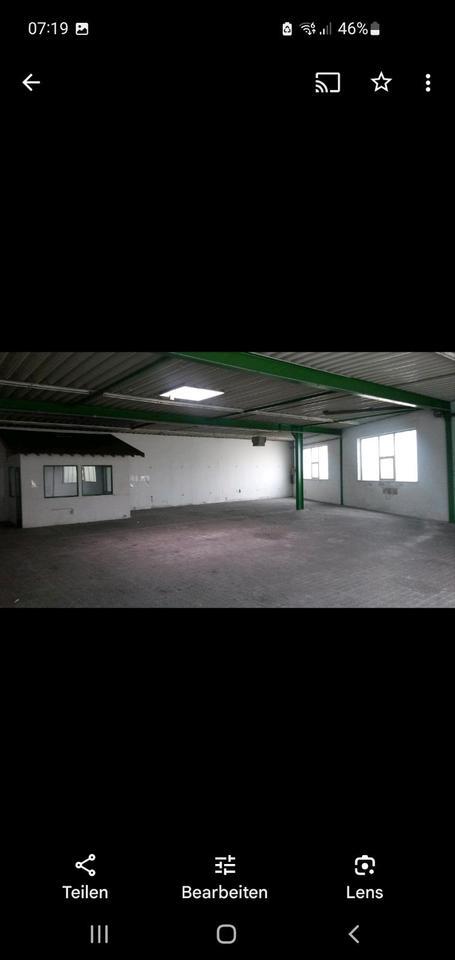 Halle Lagerhalle Werkstatt Schrauberhalle Gewerbehalle