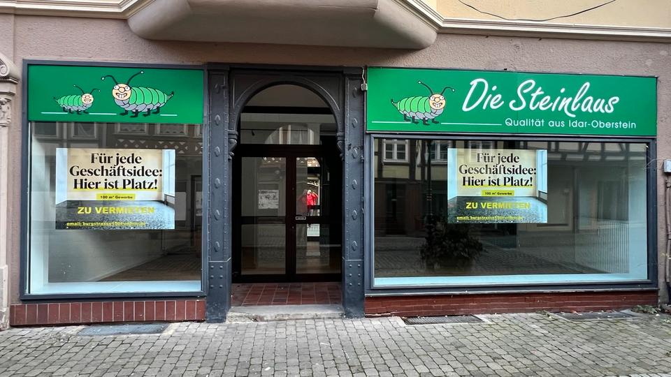 Hann. Münden Burgstraße, Laden mit großer Schaufensterfront zimmer