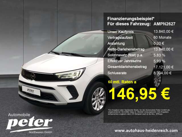 Opel Crossland 67.017 km 13.840 &euro; Witzenhausen 37213