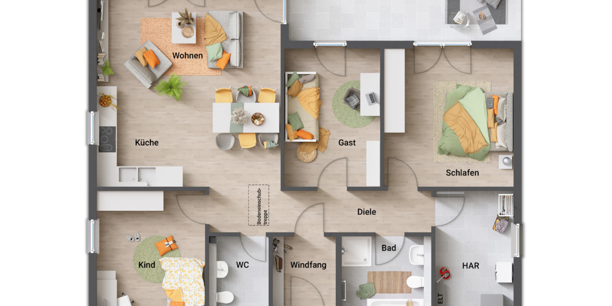 Bungalow Vellmar Niedervellmar - 4 Zimmer, 108 m&sup2;, 407.373&euro; | Angebot:24687654