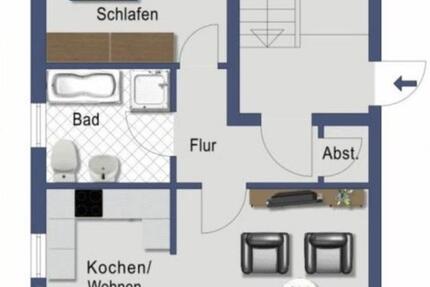 Wohnung Kassel Bettenhausen - 2 Zimmer, 45 m&sup2;, 500&euro; | Angebot:25792471