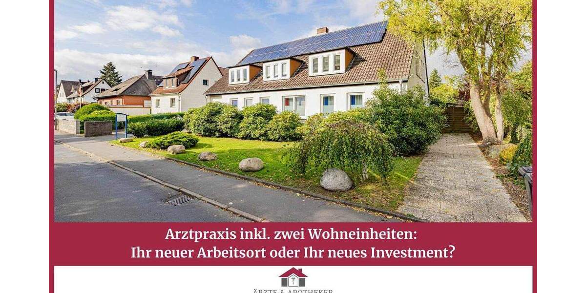 Arztpraxis mit zwei Wohnungen: Eigennutz oder Weitervermietung! 1 zimmer