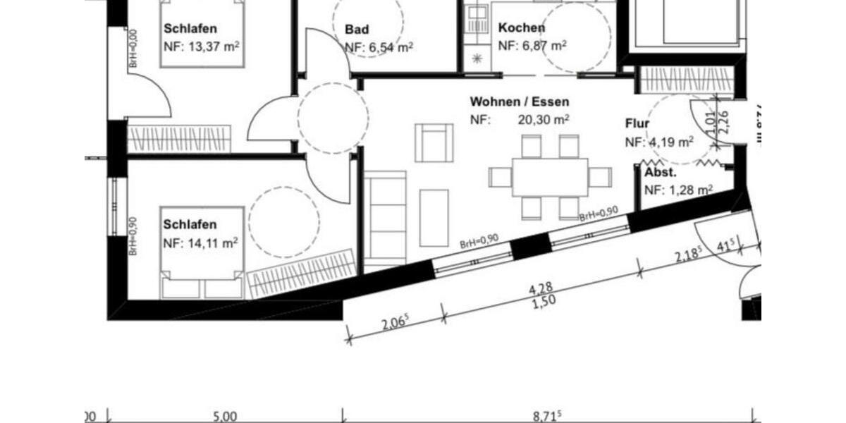 Helle 3 Zimmwr-Neubauwohnung (Erstbezug) in ruhiger Lage 3 zimmer