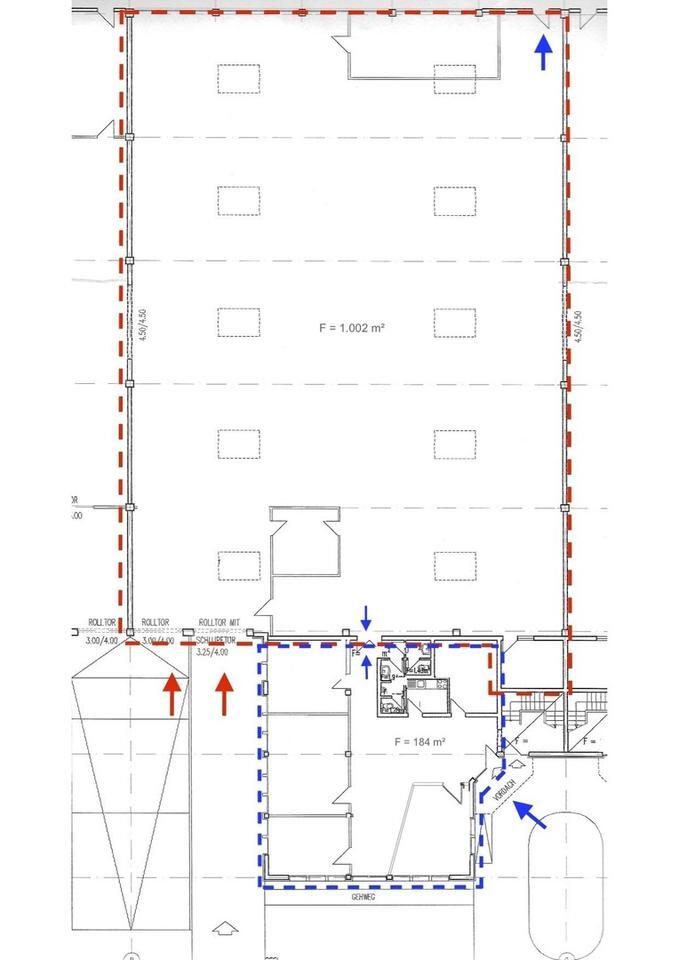 PROVISIONSFREI +++ Hallenfläche 1.002 m² mit Büro 184 m² +++ direkt vom Eigentümer