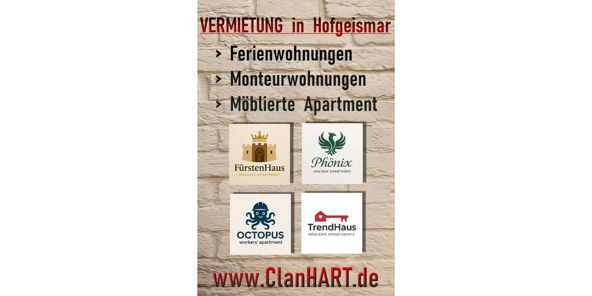 Erdgeschoßwohnung Hofgeismar - 2 Zimmer, 35 m&sup2;, 1.500&euro; | Angebot:24691005