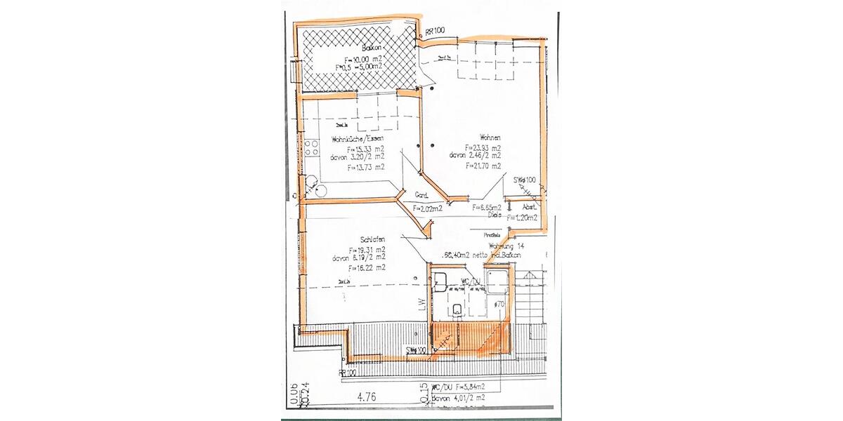 Dachgeschoßwohnung Dransfeld - 2 Zimmer, 73 m&sup2;, 159.000&euro; | Angebot:25592256