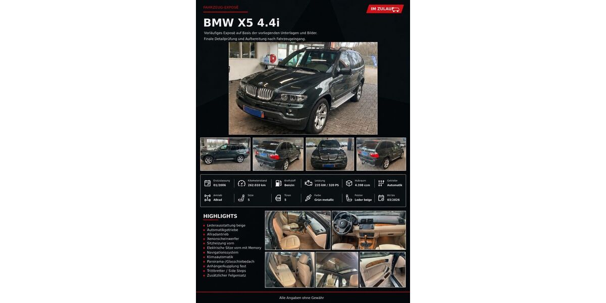 BMW X5 262.010 km 6.890 &euro; Kassel 34123