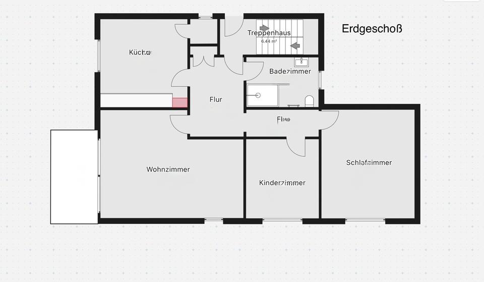 Hochparterre Helsa - 3 Zimmer, 98 m&sup2;, 1.015&euro; | Angebot:26095258