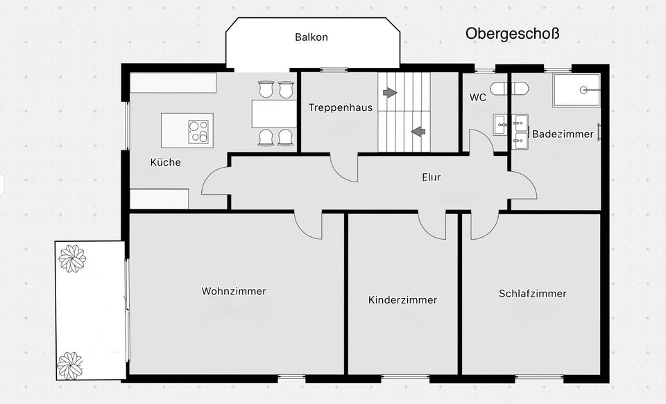 Etagenwohnung Helsa - 3 Zimmer, 117 m&sup2;, 1.215&euro; | Angebot:26095265