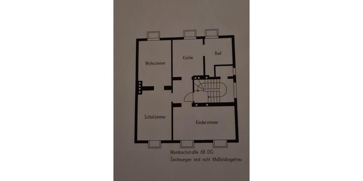 Dachgeschoßwohnung Kassel Philippinenhof-Warteberg - 1 Zimmer, 77 m&sup2;, 200&euro; | Angebot:26229765