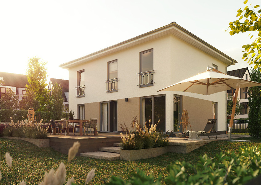 Schick und gradlinig - die perfekte Form zum stadtnahen Wohnen in Alheim OT Heinebach