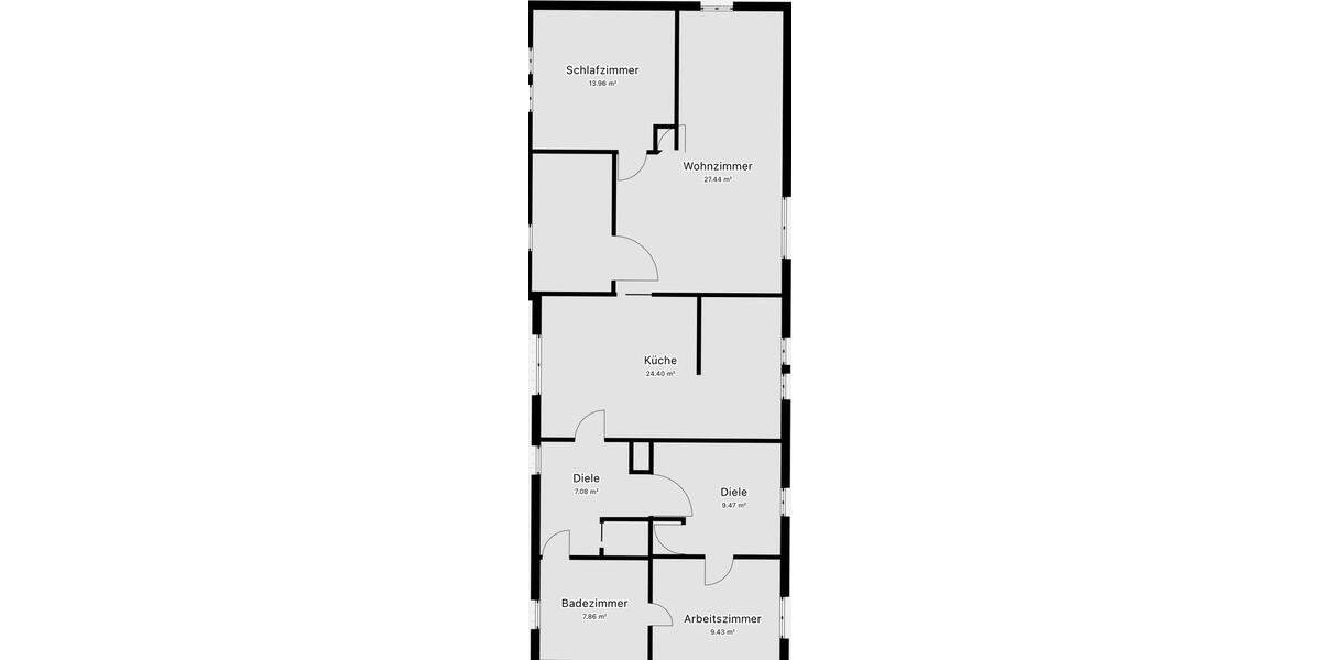 Etagenwohnung Baunatal - 3 Zimmer, 109 m&sup2;, 1.200&euro; | Angebot:27623675
