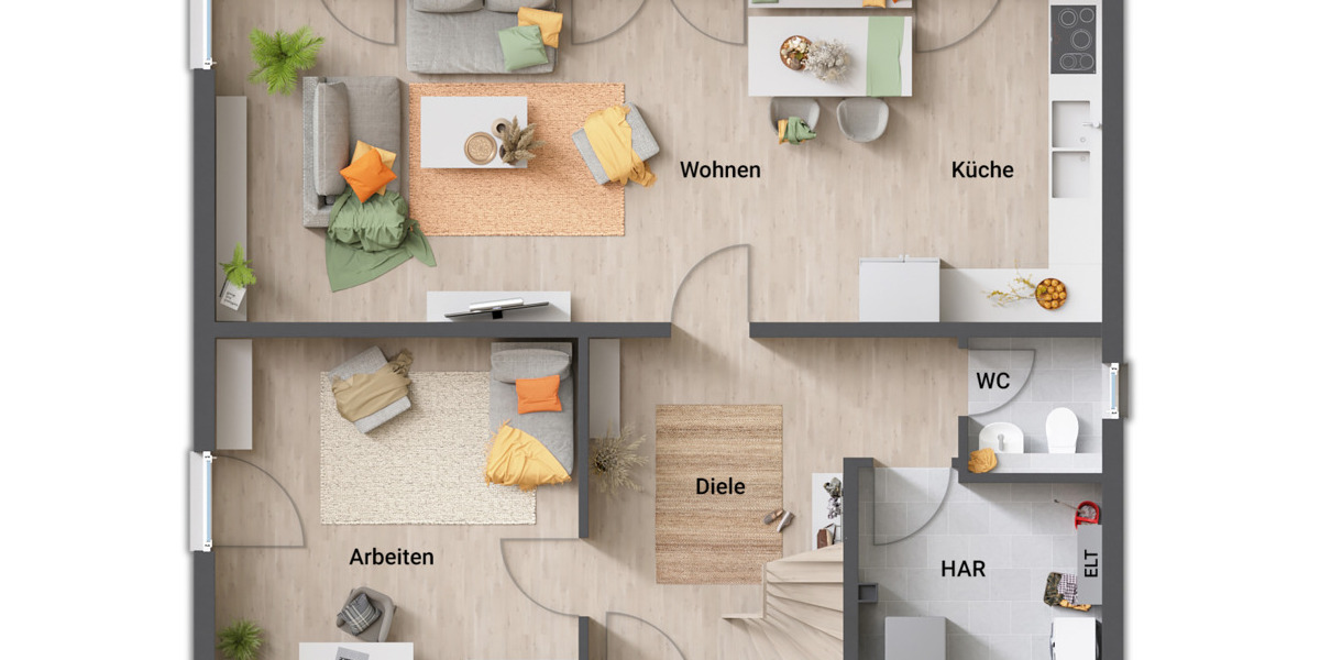 Einfamilienhaus Ahnatal Heckershausen - 5 Zimmer, 157 m&sup2;, 434.750&euro; | Angebot:25709459