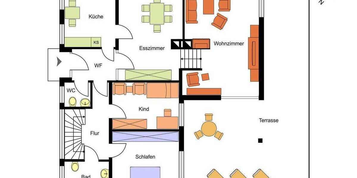 Einfamilienhaus Baunatal / Altenritte Altenritte - 5 Zimmer, 157 m&sup2;, 1.550&euro; | Angebot:26853118