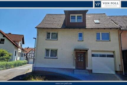 Attraktives Einfamilienhaus mit viel Platz und 3 Garagen in Hessisch Lichtenau OT 7 zimmer