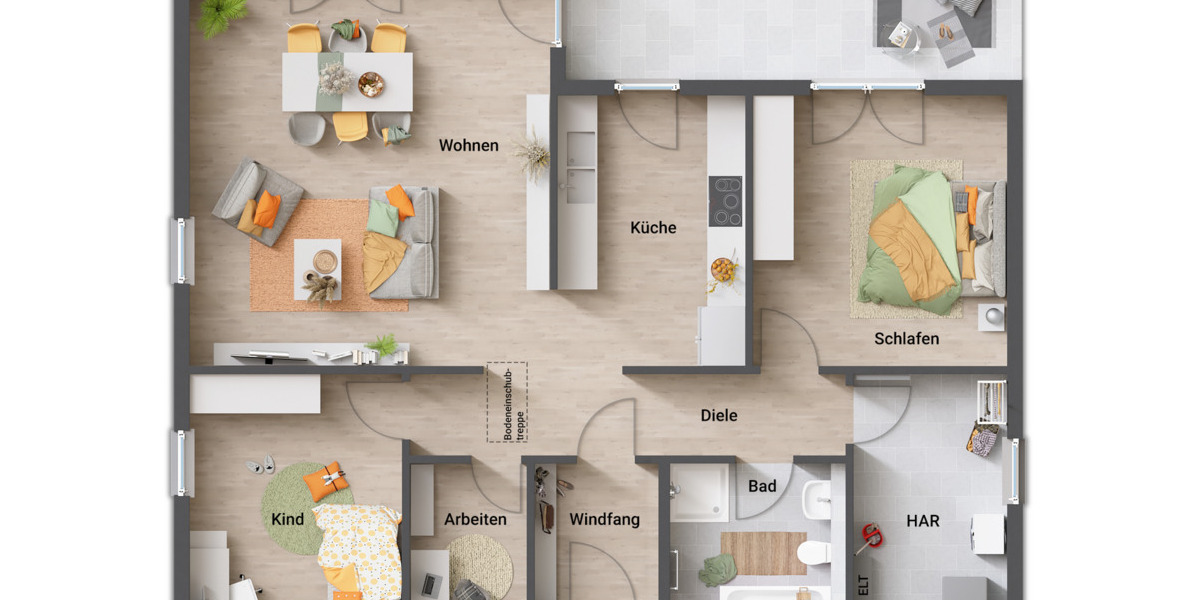 Bungalow Melsungen Röhrenfurth - 4 Zimmer, 108 m&sup2;, 486.300&euro; | Angebot:25709654