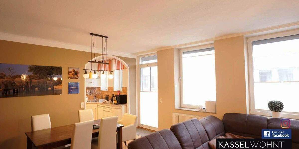 Etagenwohnung Kassel Mitte - 4 Zimmer, 120 m&sup2;, 319.000&euro; | Angebot:24634431