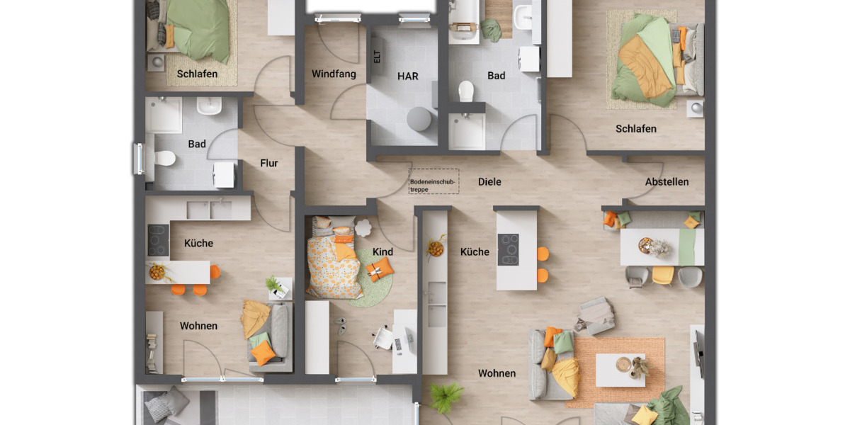 Bungalow Fuldatal Simmershausen - 6 Zimmer, 133 m&sup2;, 283.850&euro; | Angebot:25846221