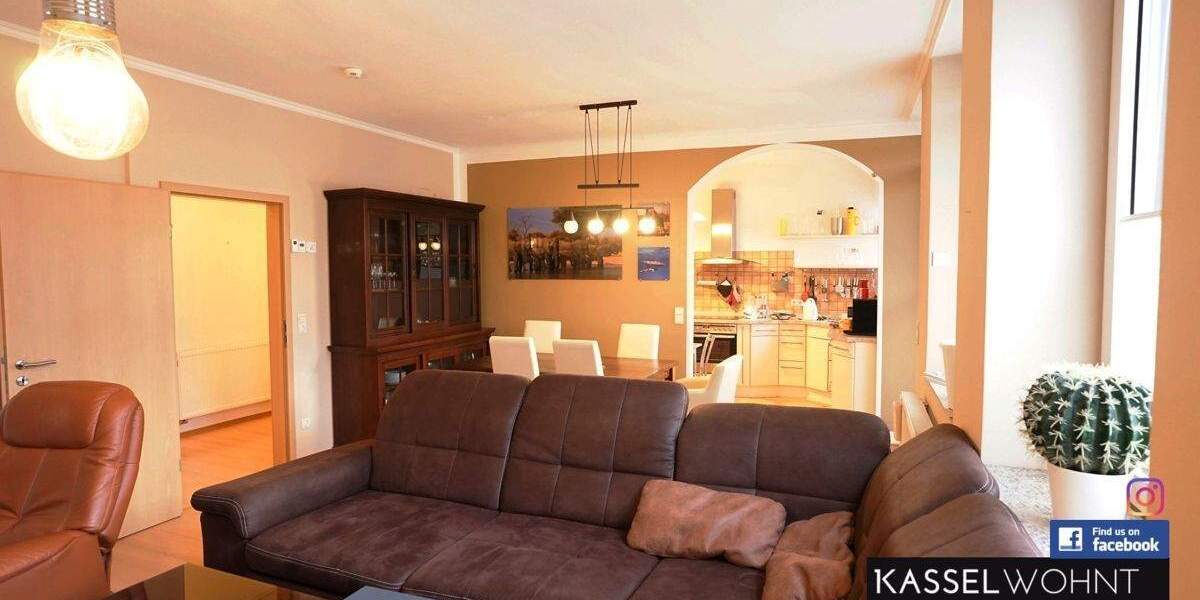 Etagenwohnung Kassel Mitte - 4 Zimmer, 120 m&sup2;, 319.000&euro; | Angebot:24634431
