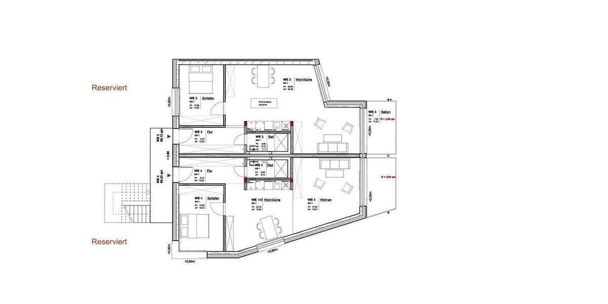 Etagenwohnung Kassel Fasanenhof - 3 Zimmer, 71 m&sup2;, 320.805&euro; | Angebot:25778829