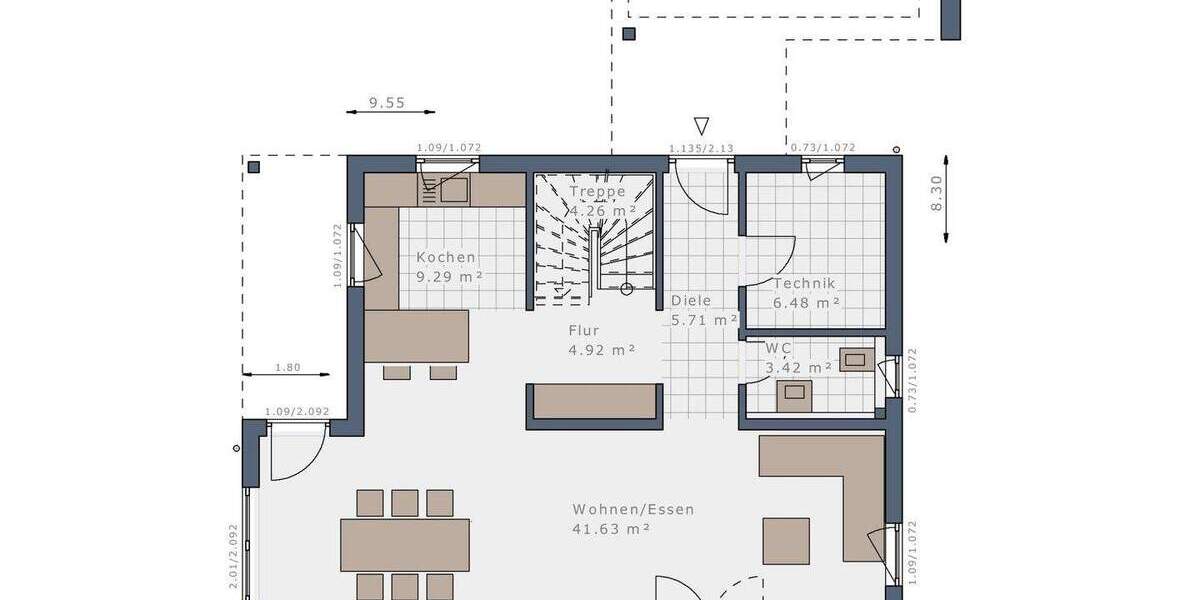 Einfamilienhaus Hessisch Lichtenau Fürstenhagen - 4 Zimmer, 141 m&sup2;, 332.039&euro; | Angebot:25819889