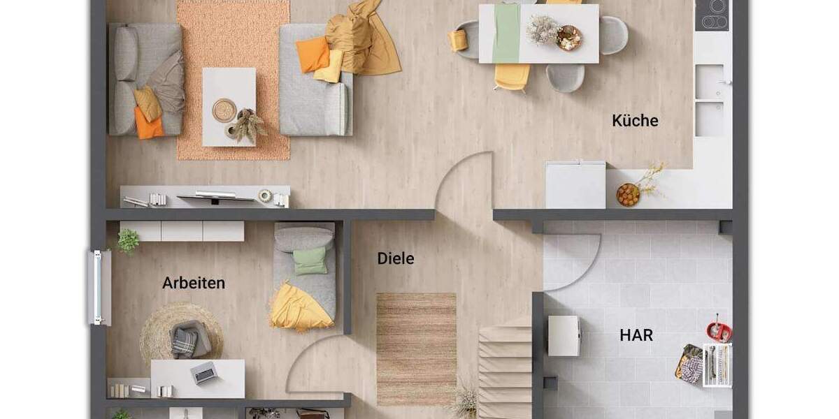 Einfamilienhaus Felsberg - 6 Zimmer, 144 m&sup2;, 262.190&euro; | Angebot:25691459