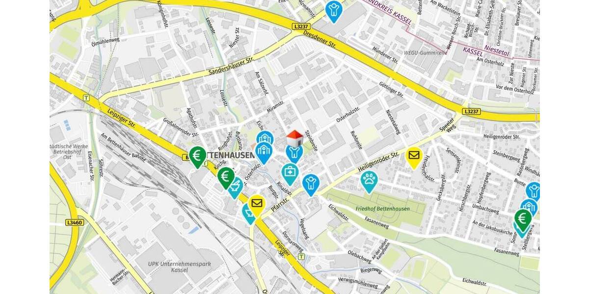 Grundstück Kassel / Bettenhausen Bettenhausen - 295.000&euro; | Angebot:26787208