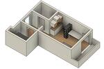 Etagenwohnung Kassel - 1 Zimmer, 28 m&sup2;, 450&euro; | Angebot:26152097