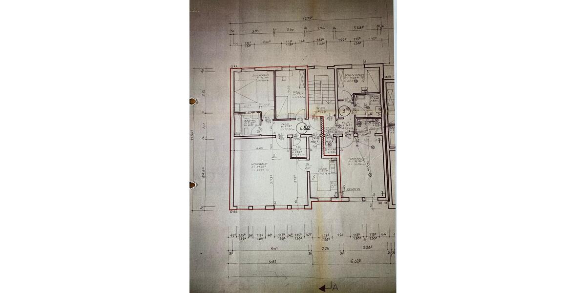 Etagenwohnung Hofgeismar - 3 Zimmer, 74 m&sup2;, 600&euro; | Angebot:24850708