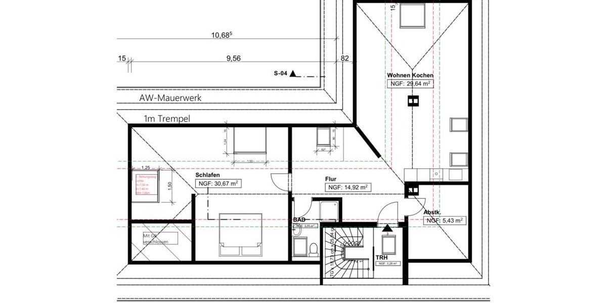 Dachgeschoßwohnung Felsberg - 2.5 Zimmer, 850&euro; | Angebot:23554269