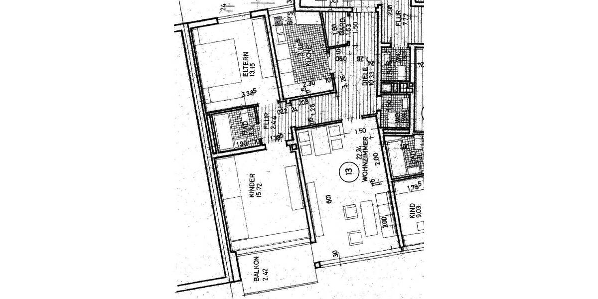 Etagenwohnung Kassel Süd - 3 Zimmer, 80 m&sup2;, 1.250&euro; | Angebot:26203971
