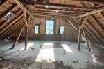 Koppel Weide mit sanierungsbedürftigem Landhaus