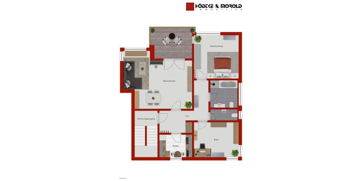 Bad Wilhelmshöhe am Mulang: Großzügig geschnittene 3-Zimmer-Wohnung 3 zimmer