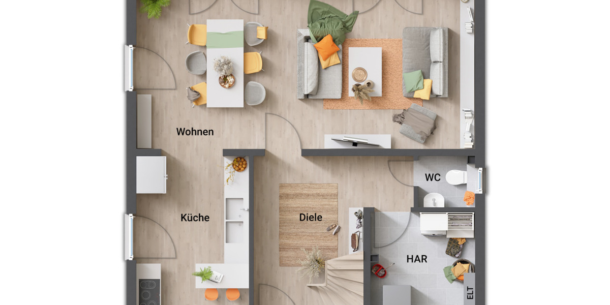 Einfamilienhaus Melsungen Röhrenfurth - 4 Zimmer, 129 m&sup2;, 368.690&euro; | Angebot:25709592