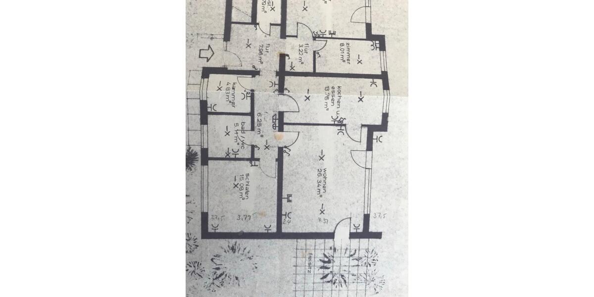 Erdgeschoßwohnung Witzenhausen - 2.5 Zimmer, 75 m&sup2;, 185.000&euro; | Angebot:25646913