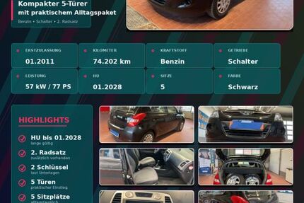 Hyundai i20 74.202 km 3.290 &euro; Kassel 34123