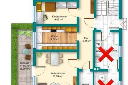 Wohnung Melsungen - 3 Zimmer, 85 m&sup2;, 1.450&euro; | Angebot:20682847