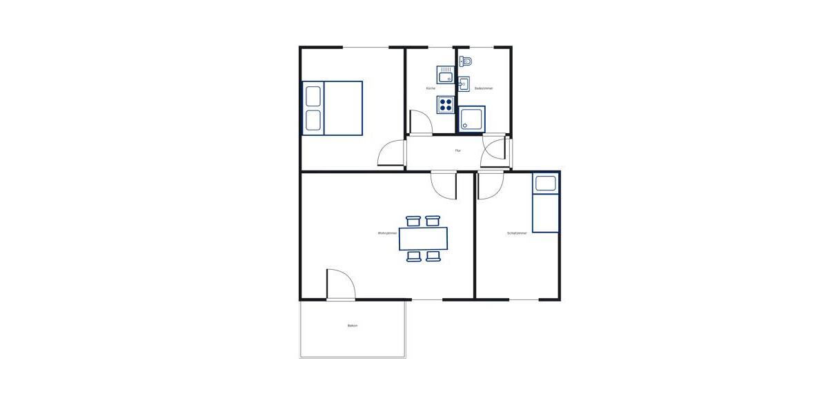 Erdgeschoßwohnung Kassel Harleshausen - 3 Zimmer, 60 m&sup2;, 580&euro; | Angebot:26584359