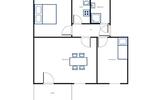 Erdgeschoßwohnung Kassel Harleshausen - 3 Zimmer, 60 m&sup2;, 580&euro; | Angebot:26584359