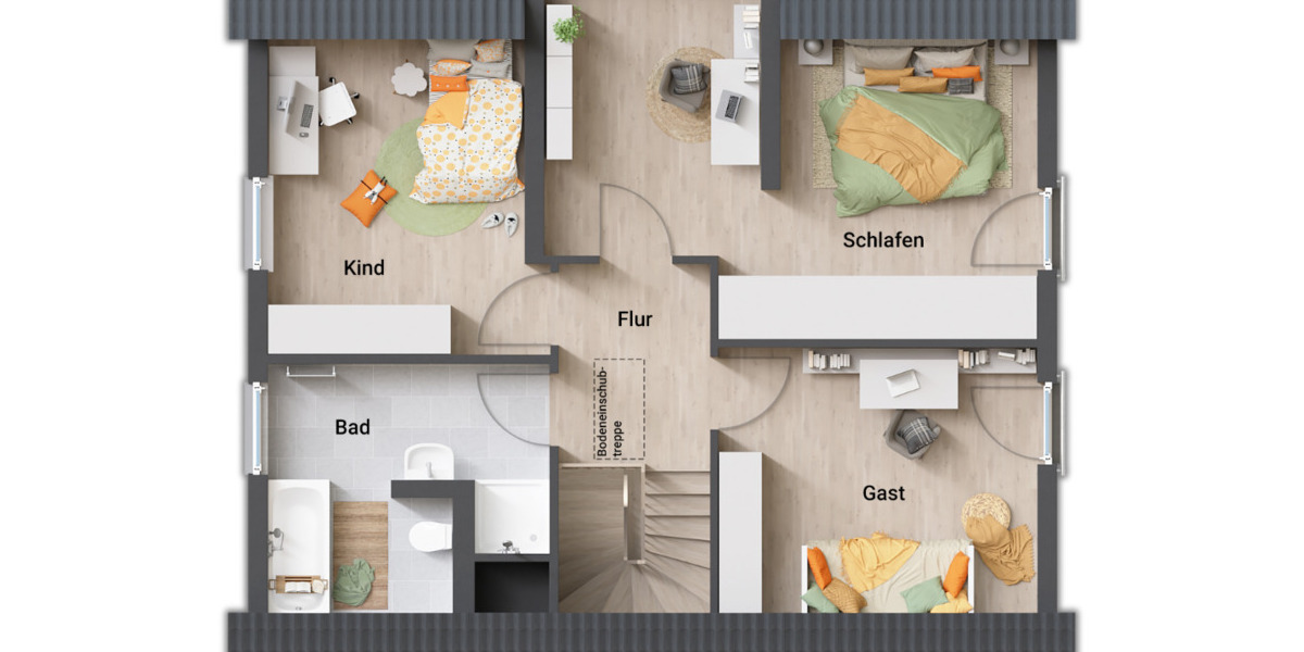 Einfamilienhaus Fuldatal Simmershausen - 5 Zimmer, 134 m&sup2;, 256.850&euro; | Angebot:24687651