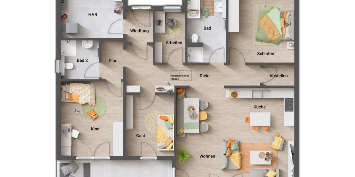 Bungalow Gudensberg - 6 Zimmer, 133 m&sup2;, 283.850&euro; | Angebot:24687633